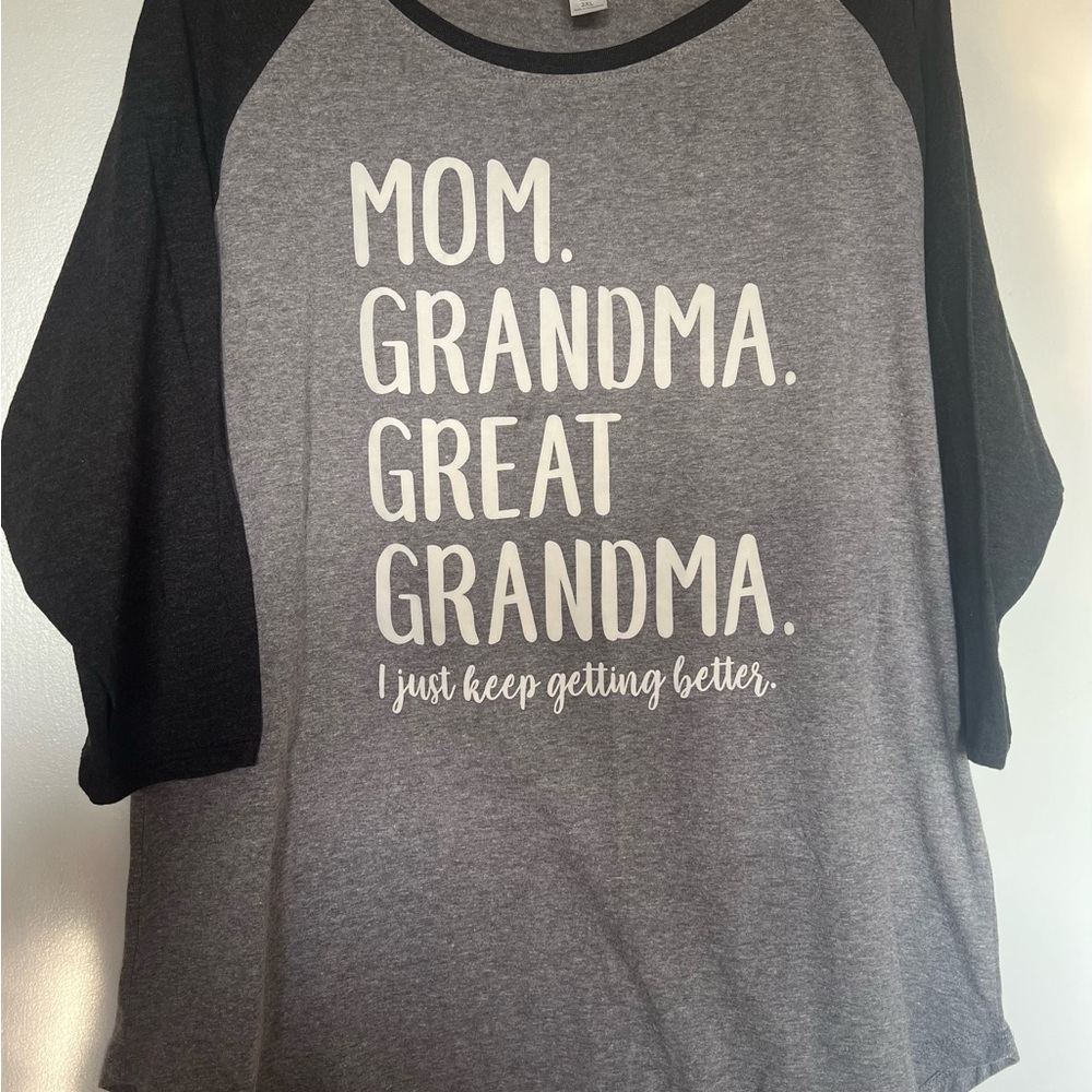 Gray and Black Raglan Sleeve Kids Shirt